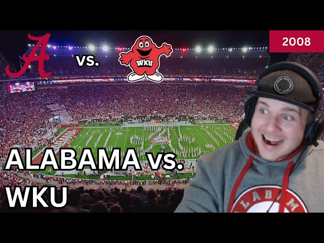 ALABAMA VS WESTERN KENTUCKY 2008 (REACTION)