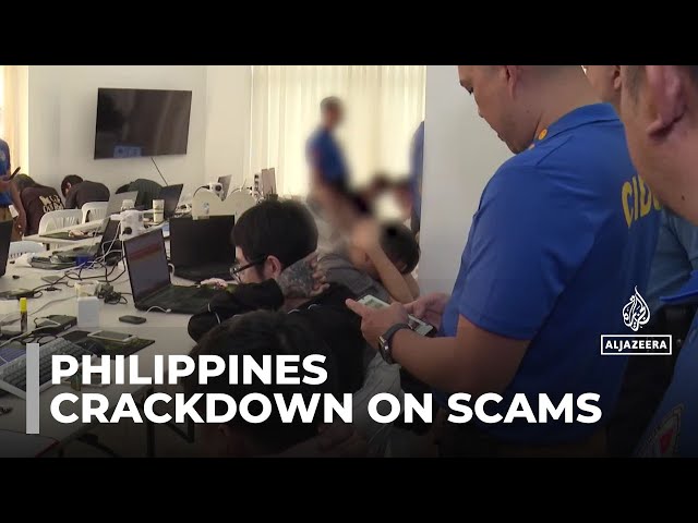 Gambling crackdown: Philippine police raid underground businesses