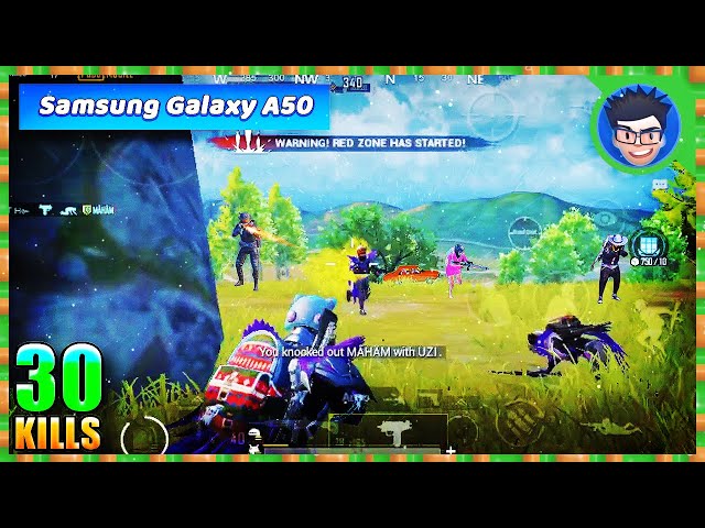 Samsung Galaxy A50 Pubg Mobile 60FPS After Update Gaming Test | Best Sensitivity Settings