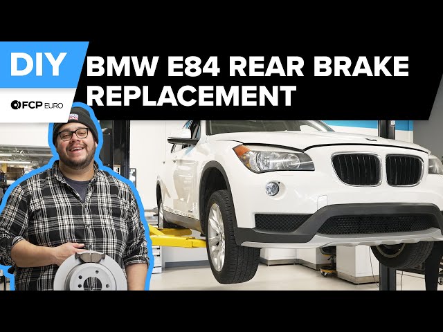 BMW X1 Rear Brake Pad & Rotor Replacement DIY (2013-2015 BMW E84 X1 xDrive35i, sDrive28i)