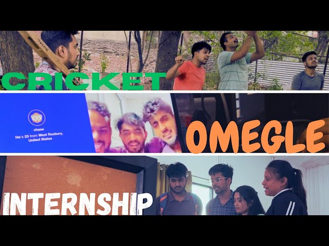 TCS NQT Exam Day | Internship Review at College | Omegle | Fun Gully Cricket Match