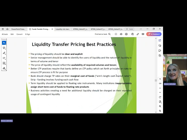 Funds Transfer Pricing  part 6