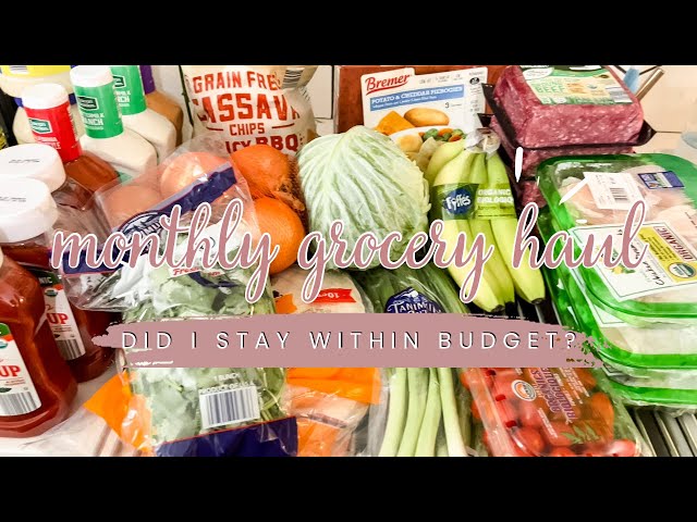 Monthly Grocery Haul | Monthly Grocery Budget | How Much Did I Spend? | Aldi Walmart Meijer Target