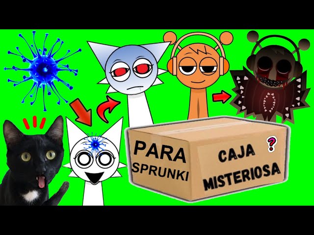 MYSTERIOUS BOX OF INCREDIBOX SPRUNKI BUT THEY ARE PARASPRUNKI MOD IN REAL LIFE VS CATS YOUTUBERS