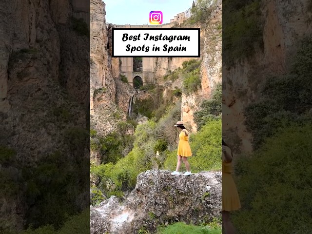 Best Instagram Spots in Spain 📸✨ #shorts #travel #explore