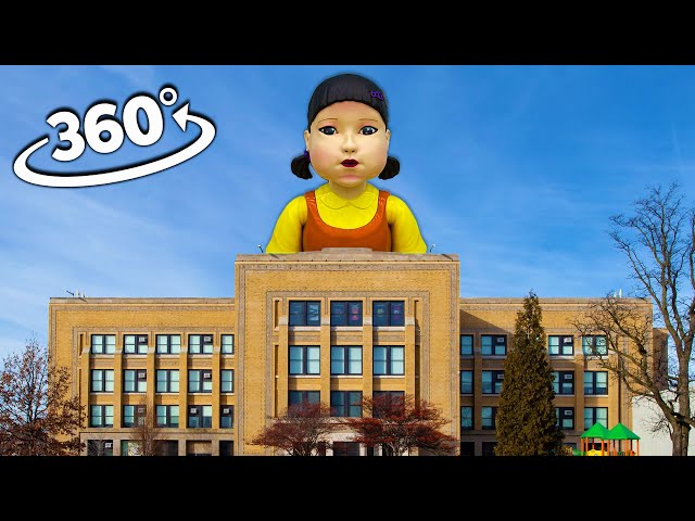 Squid Game Season 2 Doll Appear In School | 360 VR Animation