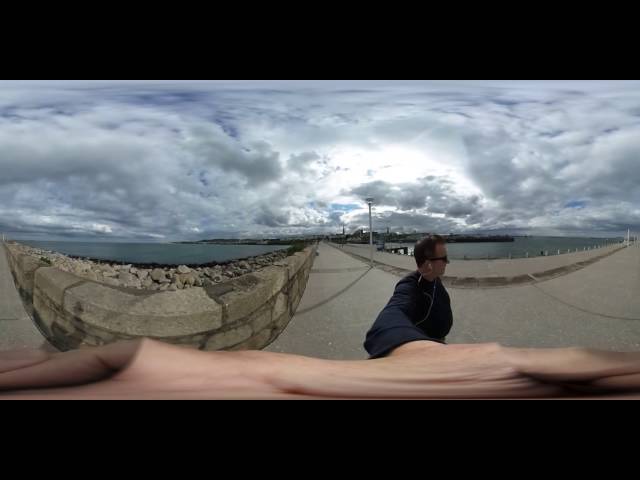 360 video of Dun Laoghaire pier