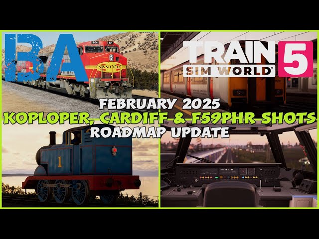 KOPLOPER, CLASS 153, F59PHR SHOTS - Roadmap February 2025 - News - Train Sim World 5