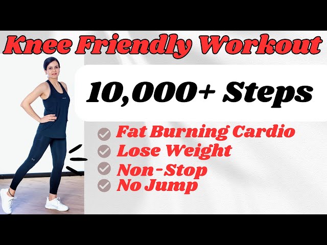 🔥Fat Burning|10000 Steps|Walking Cardio🔥Lose Weight|No Jumping|Beginner Friendly|Easy to Follow😃