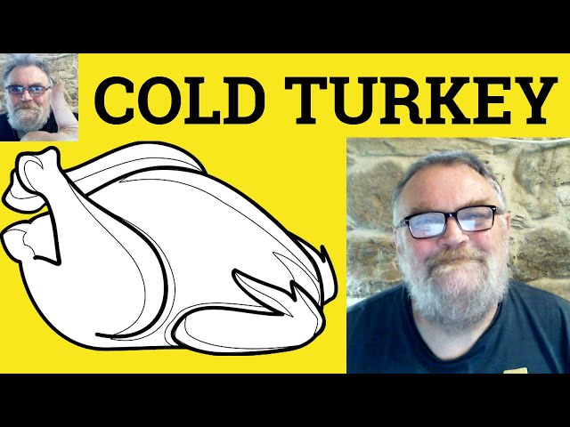 😎 Cold Turkey Meaning - Cold Turkey Defined - Cold Turkey Definition - Cold Turkey Examples