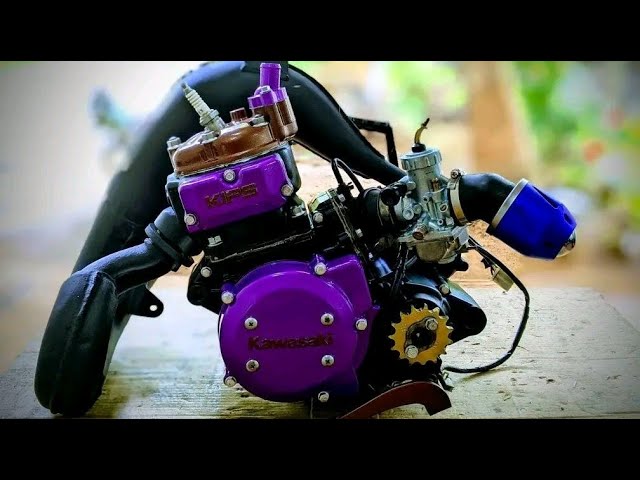 Kawasaki KDX125 Engine Rebuild , KX125 engine -  Cinematic