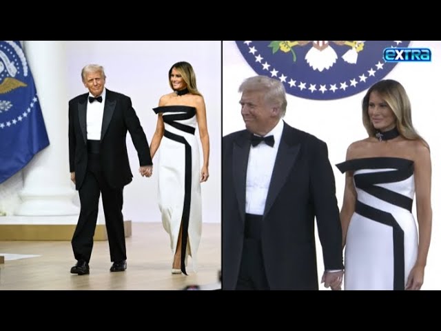 First Lady Melania Trump STUNS at Inaugural Ball; Ivanka Trump Channels Audrey Hepburn