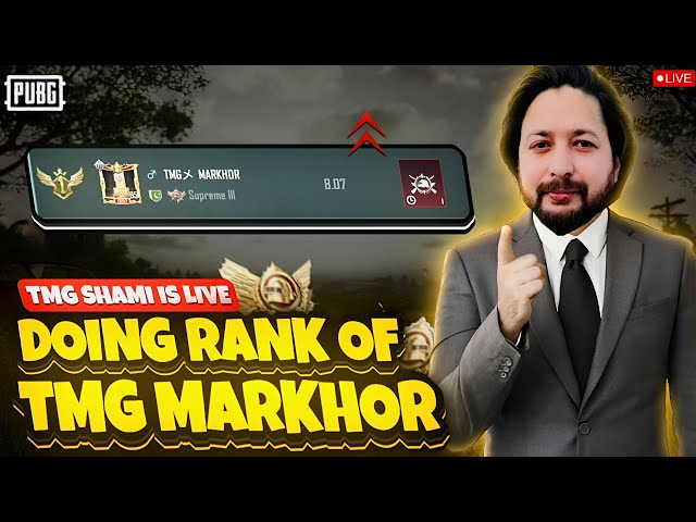 DAY 5 RANK #3 ROAD TO TOP 1 ON TMG MARKHOR ACOUNT 🔥