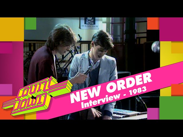 New Order Explains Their Gear in the 80s (Countdown Interview 1983)