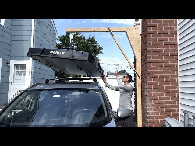 DIY Roof Top Tent Crane and Other Hacks - iKamper Skycamp Mini 3.0