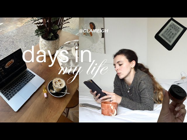 romanticising rainy days | skincare, brunch date and sezane pr unboxing