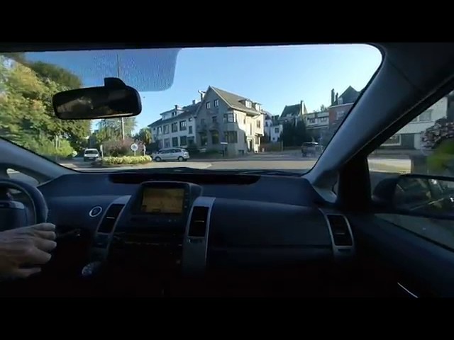 VR180 Scenic trip to Malmedy 5 - the arrival