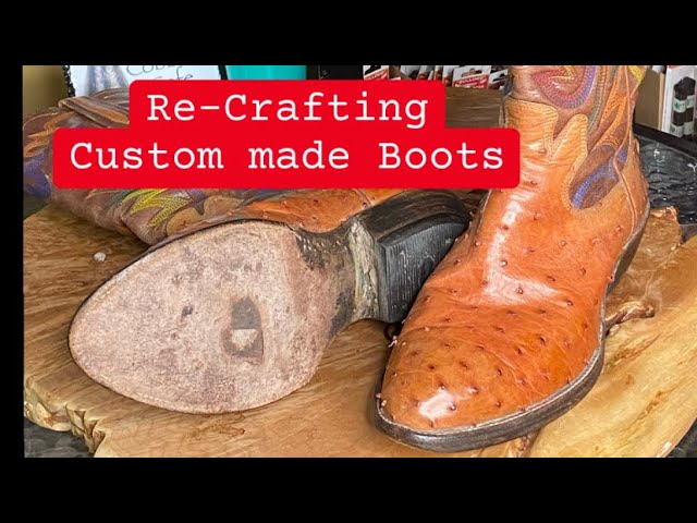 RE-CRAFTED Custom made Boots, JR Soles