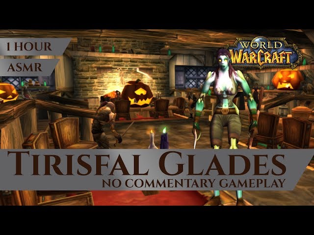 Tirisfal Glades - Horde Gameplay, No Commentary, ASMR (1 hour, 4K, World of Warcraft Vanilla)