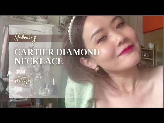 Cartier Unboxing D’amour diamond necklace small rose gold - thoughts & is it worth it?