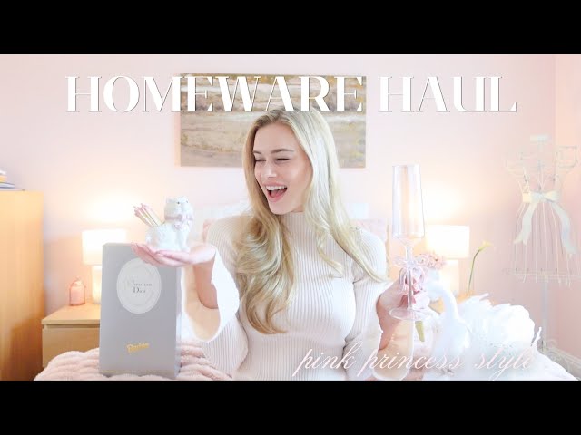 A Very Girly Homeware Haul | pink princess style