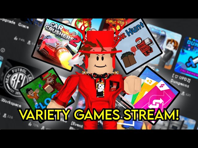 🔴ROBLOX VARIETY GAMES STREAM LIVE! JOIN UP!