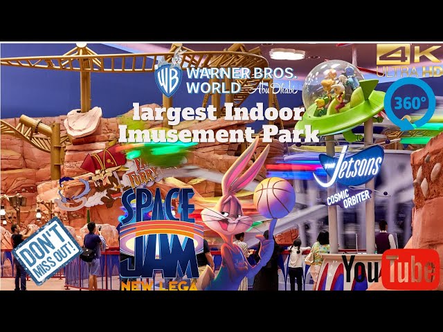 360 Video Indoor Playground Family | Warner bros. World Abu Dhabi | The Childhood Life