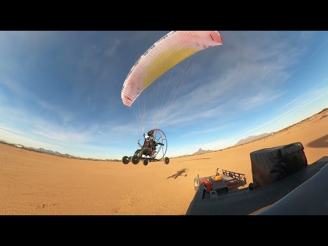 Home made Quad frame for paramotor