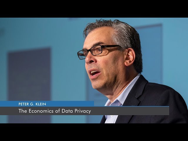 The Economics of Data Privacy | Peter G. Klein