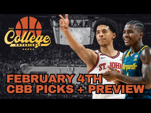 College Basketball Picks - Tuesday, February 4th | The College Experience: Basketball