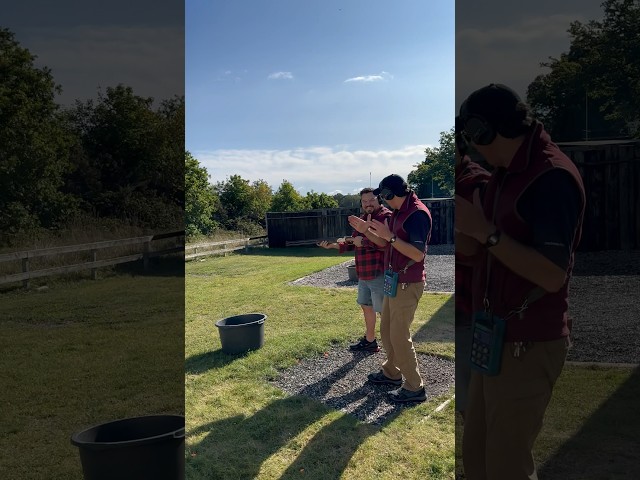 Clay sporting shooting at N.C.S.C Bisley