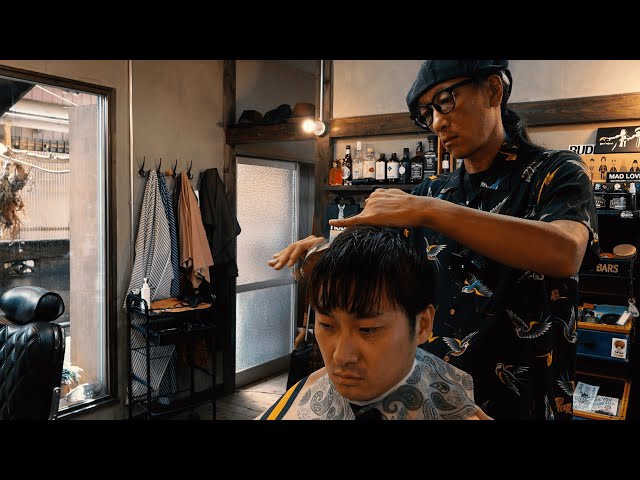 One hour of ultimate relaxation at BarBer88. Haircut, shave, massage | Tsu City | Japan