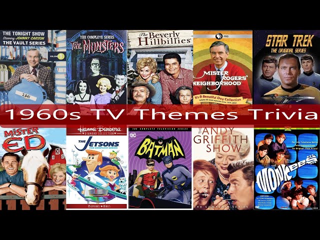 1960s Classic TV Show Theme Songs Trivia Quiz / Jukebox Friday Night!