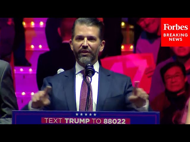 'Every Time They Tried To Take Him Out...': Donald Trump Jr. Praises Father At Victory Rally In D.C.