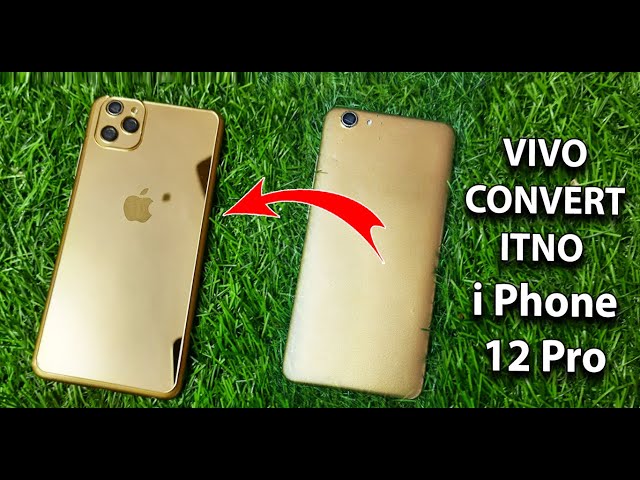 Convert Any Mobile Into i Phone 12 Pro. | With Gold  Edition.