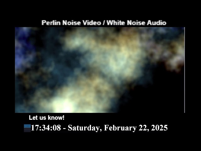 LIVE Paranormal Experiment Stream: Perlin Noise Video & Live Filtered Experiment Audio