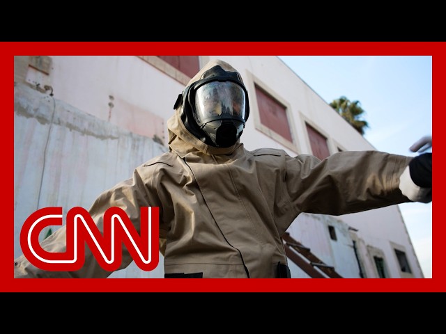 Syrian hazmat team shows CNN inside of what appears to be a former chemical lab