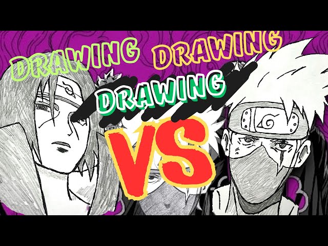 Drawing Itachi and Kakashi