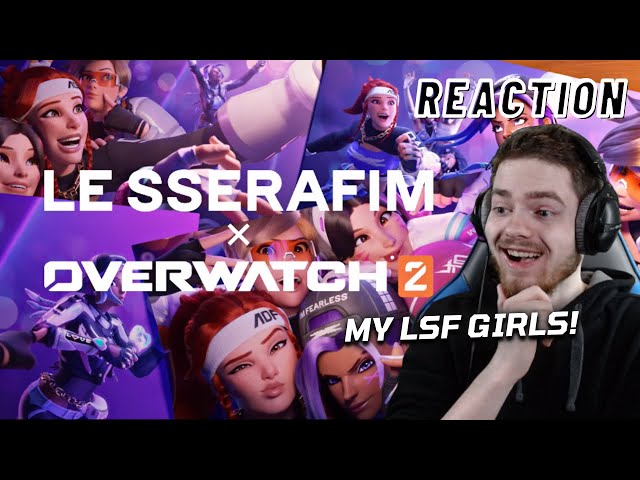 LE SSERAFIM x Overwatch 2 'Perfect Night' M/V | REACTION