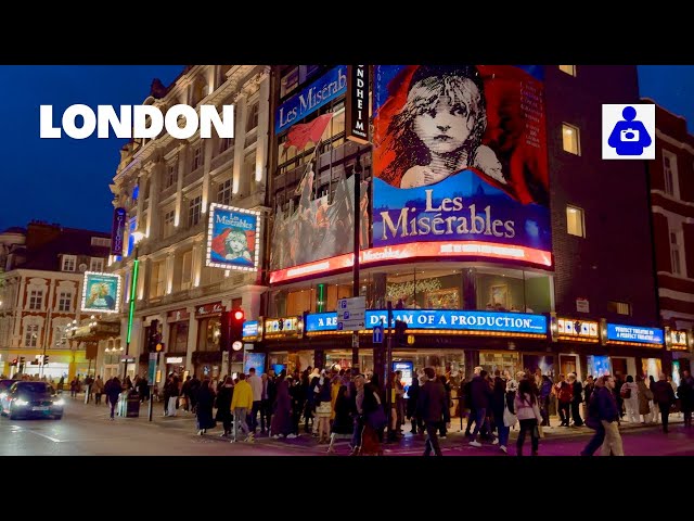 London  Autumn Walk 🇬🇧 West End, SOHO, Chinatown to Piccadilly Circus | London walking tour 4K HDR