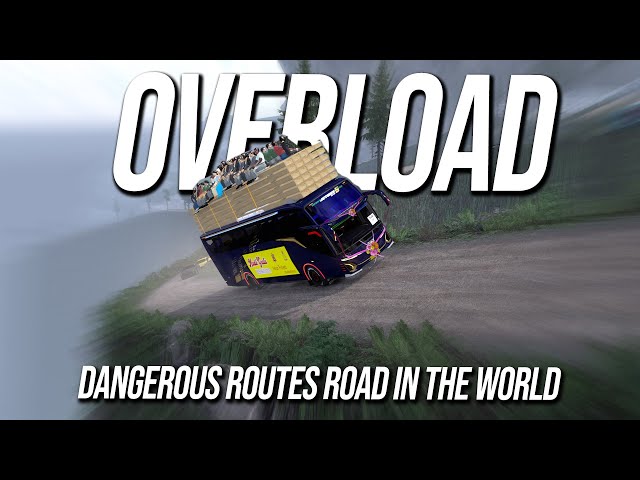 🔴 High skill Bus Driving on dangerous roads | Euro Truck Simulator 2 | eps37 #simid - ETS2