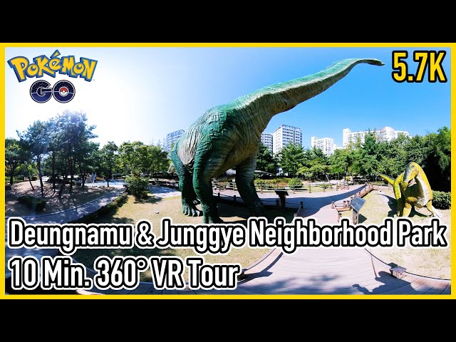 Deungnamu & Junggye Neighborhood Park 10 Min. 360° VR Tour | 5.7K | Ep.335 | Insta360 One X