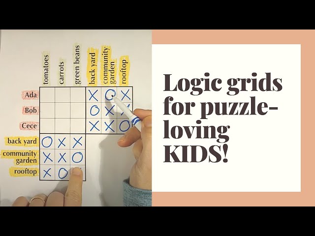 KIDS Can Solve Logic Puzzles! (Puzzle-loving kids)