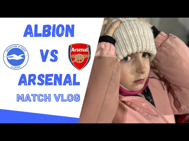 BRIGHTON COLLAPSE AGAINST ARSENAL | Brighton Women 0-4 Arsenal Women | Iris & April's Match Day Vlog