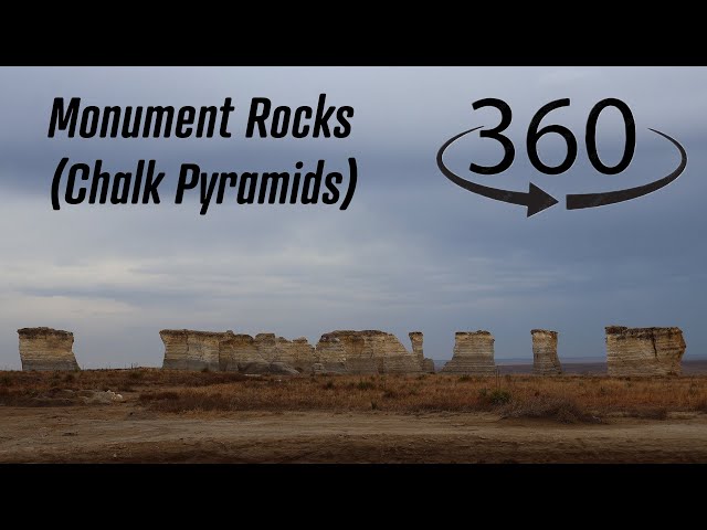 360° VR Journey: Chalk Pyramids, Kansas | Monument Rocks Adventure