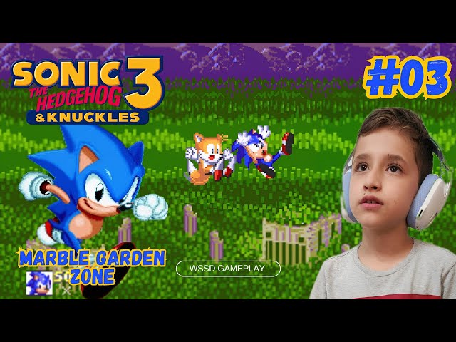 MARBLE GARDEN ZONE: O DESAFIO SUBTERRÂNEO DO SONIC! | SONIC THE HEDGEHOG 3 & KNUCKLES - PS5 - #3