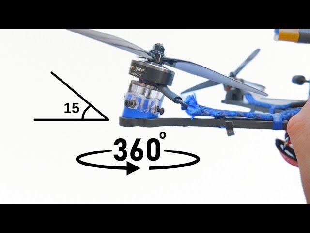 Tilt Your Drone Motors and Point Them Where You Want // 3D Printed Angled Motor Mounts (Tutorial)