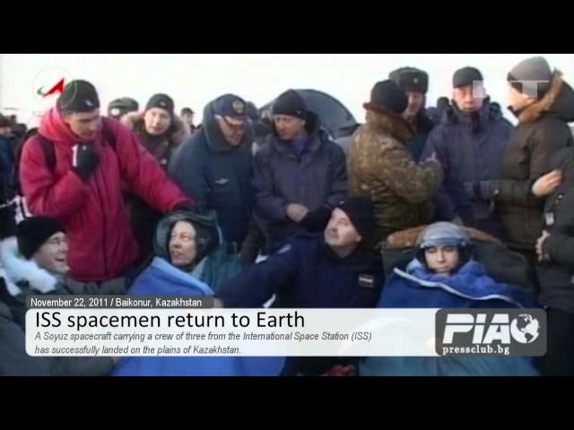 ISS spacemen return to Earth