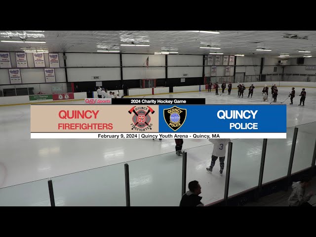 QATV Sports: Quincy Fire vs Quincy Police Hockey Game - February 9, 2024