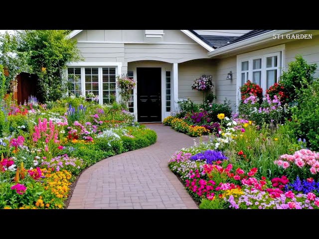 Front Yard Makeover Tips: Beautify Your Home With a Gorgeous Flower Garden!